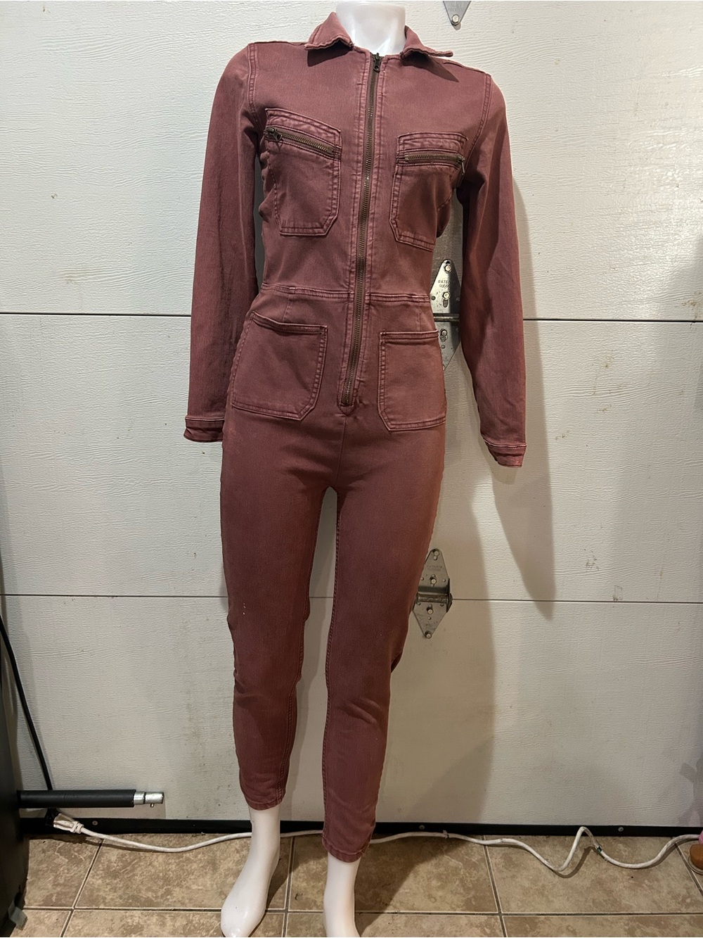 Free People Dusty Rose Utility Jacket